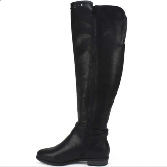 Rialto Ferrell Over The Knee Black Boots Size 6 - Picture 4 of 16